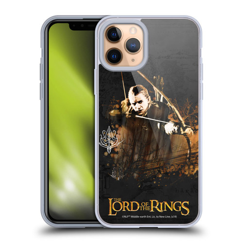 The Lord Of The Rings The Fellowship Of The Ring Character Art Legolas Soft Gel Case for Apple iPhone 11 Pro