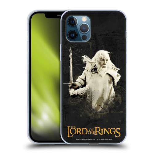 The Lord Of The Rings The Fellowship Of The Ring Character Art Gandalf Soft Gel Case for Apple iPhone 12 / iPhone 12 Pro