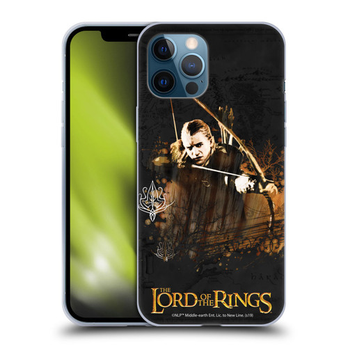 The Lord Of The Rings The Fellowship Of The Ring Character Art Legolas Soft Gel Case for Apple iPhone 12 Pro Max