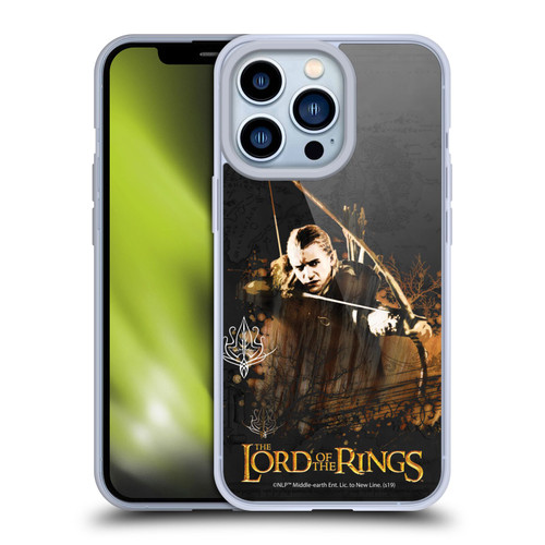 The Lord Of The Rings The Fellowship Of The Ring Character Art Legolas Soft Gel Case for Apple iPhone 13 Pro