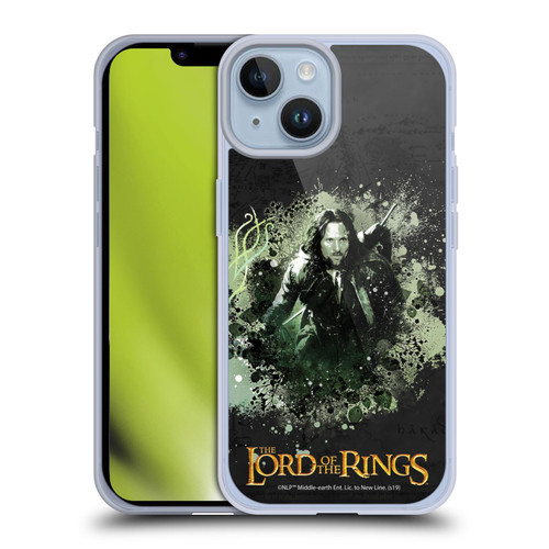 The Lord Of The Rings The Fellowship Of The Ring Character Art Aragorn Soft Gel Case for Apple iPhone 14