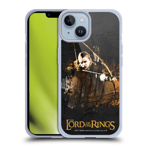 The Lord Of The Rings The Fellowship Of The Ring Character Art Legolas Soft Gel Case for Apple iPhone 14