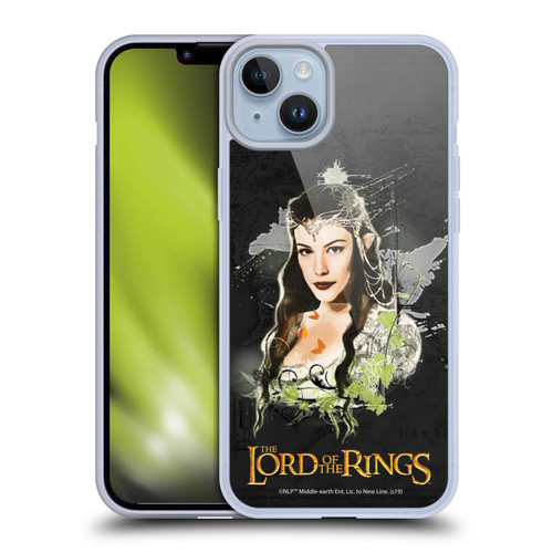 The Lord Of The Rings The Fellowship Of The Ring Character Art Arwen Soft Gel Case for Apple iPhone 14 Plus