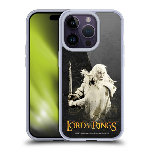 The Lord Of The Rings The Fellowship Of The Ring Character Art Gandalf Soft Gel Case for Apple iPhone 14 Pro