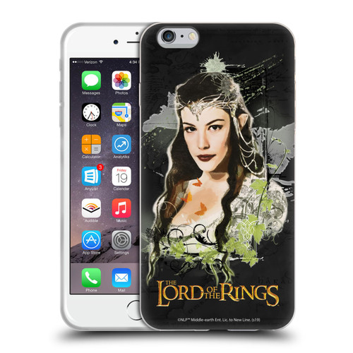 The Lord Of The Rings The Fellowship Of The Ring Character Art Arwen Soft Gel Case for Apple iPhone 6 Plus / iPhone 6s Plus