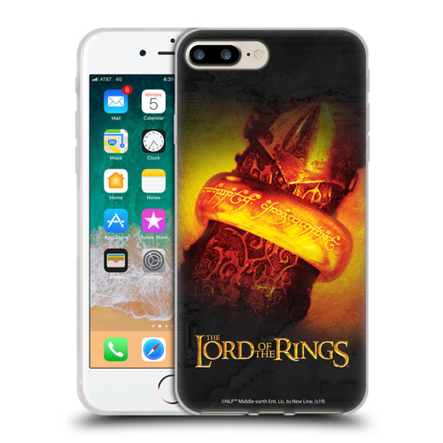 The Lord Of The Rings The Fellowship Of The Ring Character Art Ring Soft Gel Case for Apple iPhone 7 Plus / iPhone 8 Plus