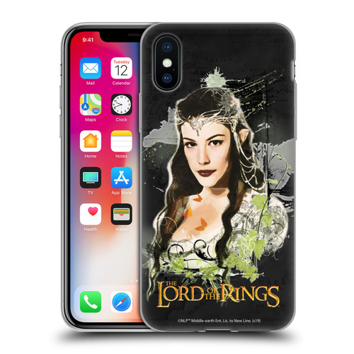 The Lord Of The Rings The Fellowship Of The Ring Character Art Arwen Soft Gel Case for Apple iPhone X / iPhone XS