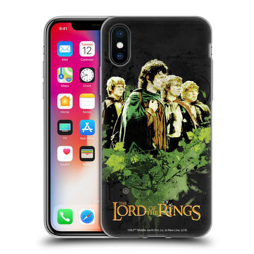 The Lord Of The Rings The Fellowship Of The Ring Character Art Group Soft Gel Case for Apple iPhone X / iPhone XS