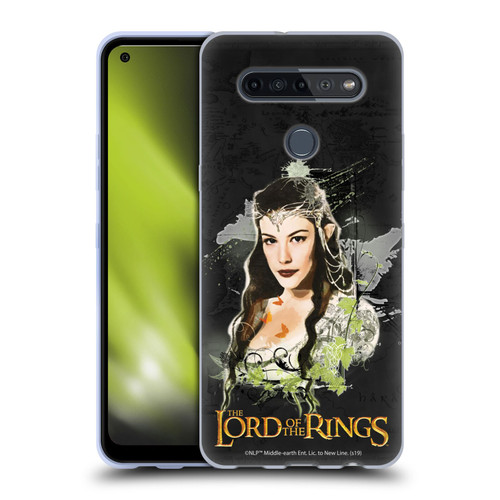 The Lord Of The Rings The Fellowship Of The Ring Character Art Arwen Soft Gel Case for LG K51S