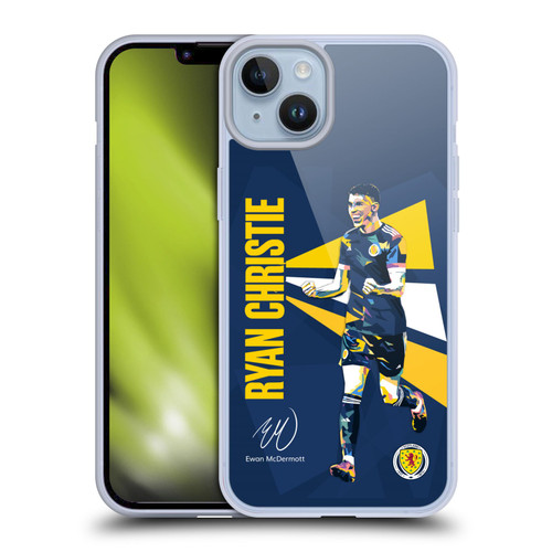 Scotland National Football Team Players Ryan Christie Soft Gel Case for Apple iPhone 14 Plus