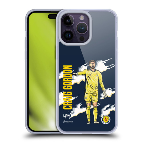 Scotland National Football Team Players Craig Gordon Soft Gel Case for Apple iPhone 14 Pro Max