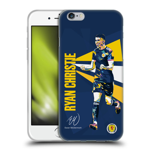Scotland National Football Team Players Ryan Christie Soft Gel Case for Apple iPhone 6 / iPhone 6s