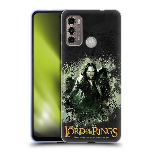 The Lord Of The Rings The Fellowship Of The Ring Character Art Aragorn Soft Gel Case for Motorola Moto G60 / Moto G40 Fusion