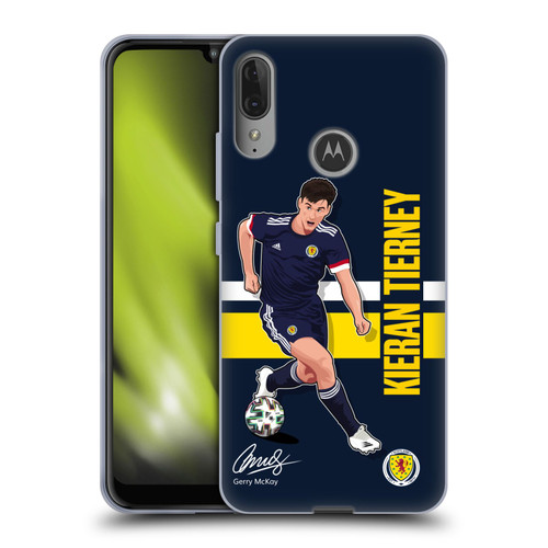 Scotland National Football Team Players Kieran Tierney Soft Gel Case for Motorola Moto E6 Plus