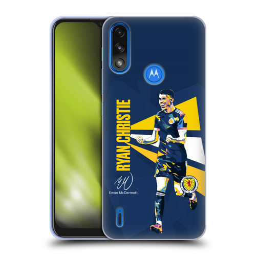 Scotland National Football Team Players Ryan Christie Soft Gel Case for Motorola Moto E7 Power / Moto E7i Power