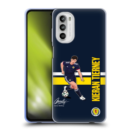 Scotland National Football Team Players Kieran Tierney Soft Gel Case for Motorola Moto G52