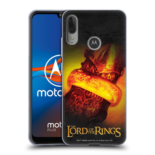 The Lord Of The Rings The Fellowship Of The Ring Character Art Ring Soft Gel Case for Motorola Moto E6 Plus