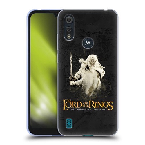 The Lord Of The Rings The Fellowship Of The Ring Character Art Gandalf Soft Gel Case for Motorola Moto E6s (2020)