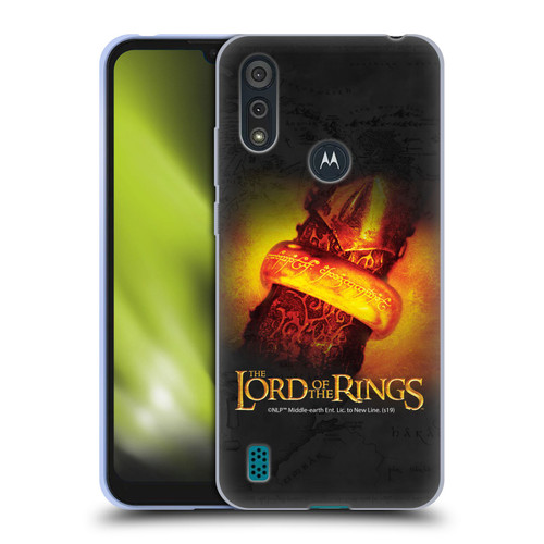 The Lord Of The Rings The Fellowship Of The Ring Character Art Ring Soft Gel Case for Motorola Moto E6s (2020)