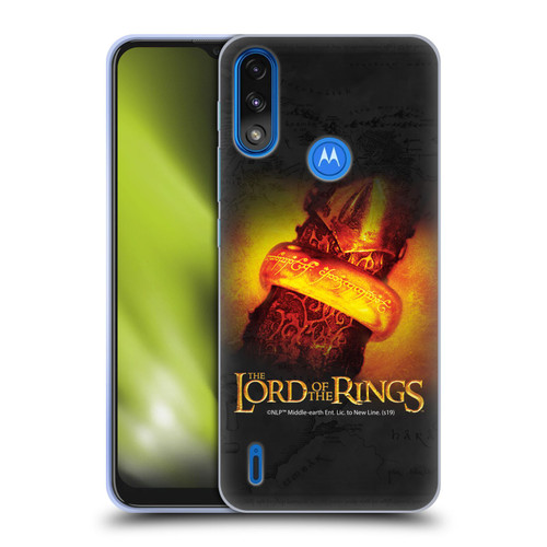The Lord Of The Rings The Fellowship Of The Ring Character Art Ring Soft Gel Case for Motorola Moto E7 Power / Moto E7i Power