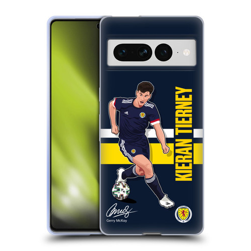 Scotland National Football Team Players Kieran Tierney Soft Gel Case for Google Pixel 7 Pro