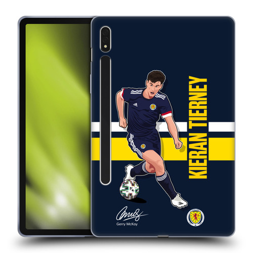 Scotland National Football Team Players Kieran Tierney Soft Gel Case for Samsung Galaxy Tab S8