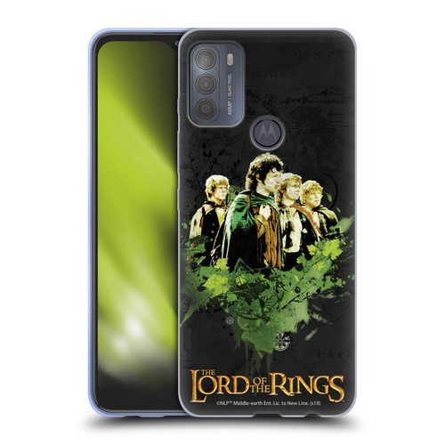 The Lord Of The Rings The Fellowship Of The Ring Character Art Group Soft Gel Case for Motorola Moto G50