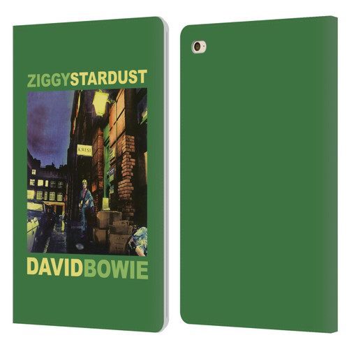 David Bowie Album Art Ziggy Stardust Leather Book Wallet Case Cover For Apple iPad mini 4