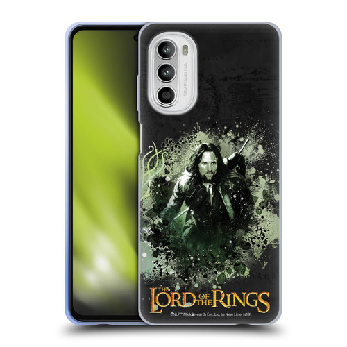 The Lord Of The Rings The Fellowship Of The Ring Character Art Aragorn Soft Gel Case for Motorola Moto G52