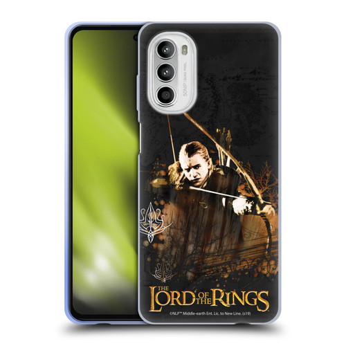 The Lord Of The Rings The Fellowship Of The Ring Character Art Legolas Soft Gel Case for Motorola Moto G52