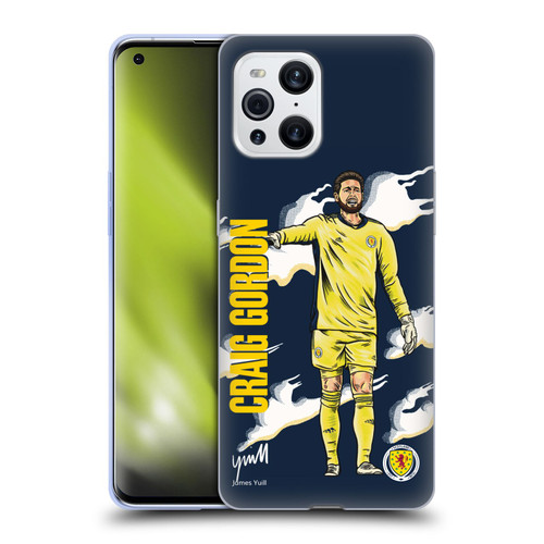 Scotland National Football Team Players Craig Gordon Soft Gel Case for OPPO Find X3 / Pro