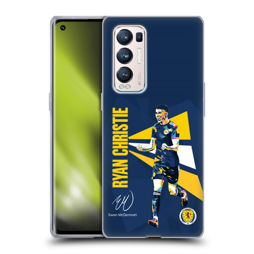 Scotland National Football Team Players Ryan Christie Soft Gel Case for OPPO Find X3 Neo / Reno5 Pro+ 5G