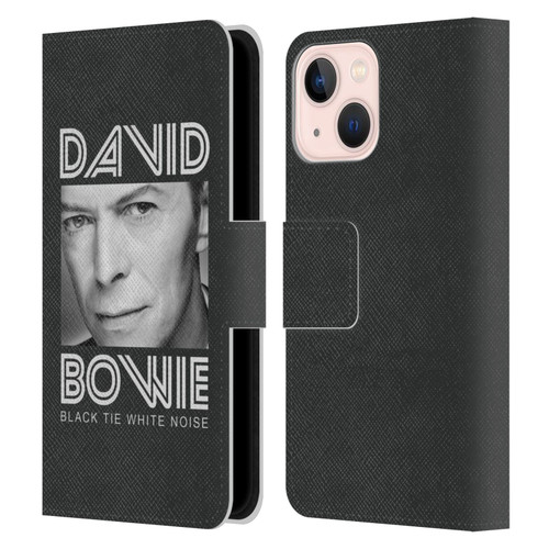 David Bowie Album Art Black Tie Leather Book Wallet Case Cover For Apple iPhone 13 Mini