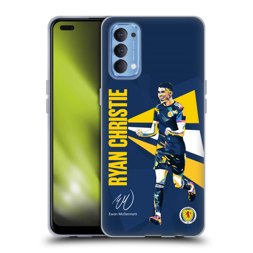 Scotland National Football Team Players Ryan Christie Soft Gel Case for OPPO Reno 4 5G
