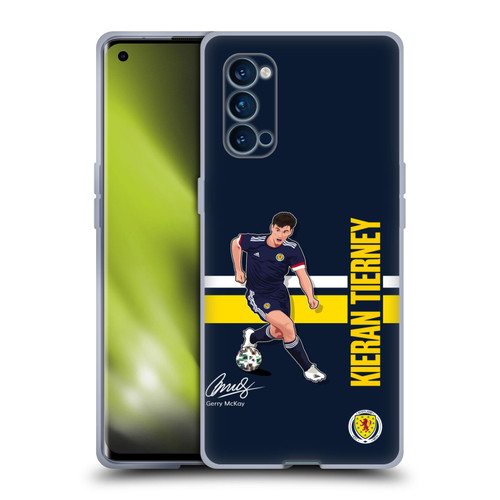 Scotland National Football Team Players Kieran Tierney Soft Gel Case for OPPO Reno 4 Pro 5G