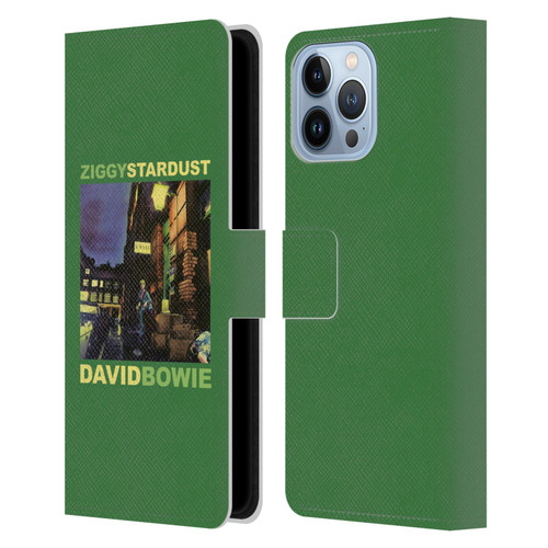 David Bowie Album Art Ziggy Stardust Leather Book Wallet Case Cover For Apple iPhone 13 Pro Max