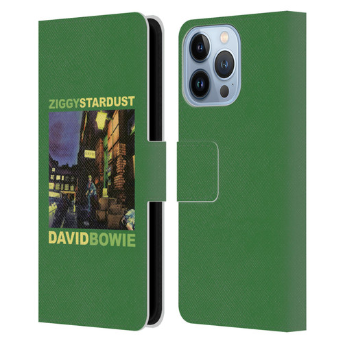 David Bowie Album Art Ziggy Stardust Leather Book Wallet Case Cover For Apple iPhone 13 Pro