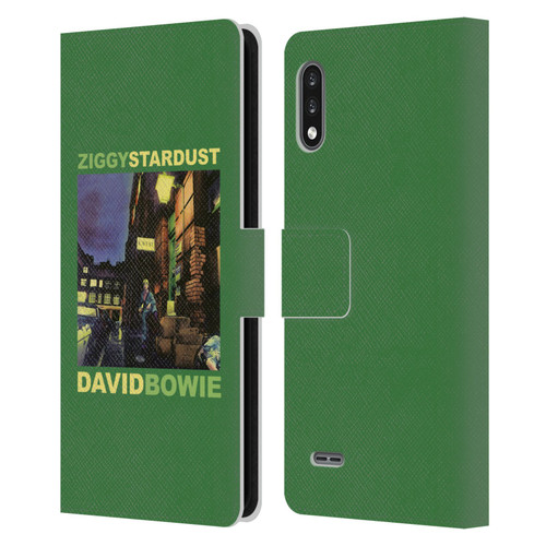 David Bowie Album Art Ziggy Stardust Leather Book Wallet Case Cover For LG K22
