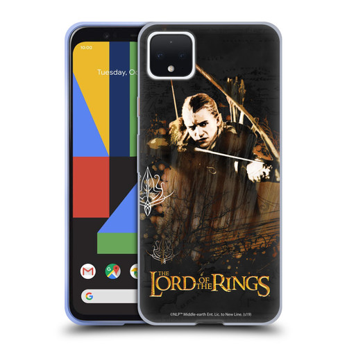 The Lord Of The Rings The Fellowship Of The Ring Character Art Legolas Soft Gel Case for Google Pixel 4 XL