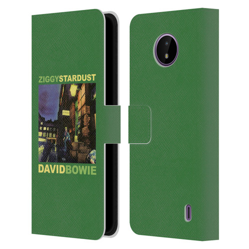 David Bowie Album Art Ziggy Stardust Leather Book Wallet Case Cover For Nokia C10 / C20