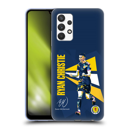 Scotland National Football Team Players Ryan Christie Soft Gel Case for Samsung Galaxy A32 (2021)