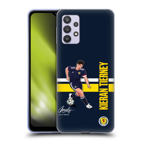 Scotland National Football Team Players Kieran Tierney Soft Gel Case for Samsung Galaxy A32 5G / M32 5G (2021)