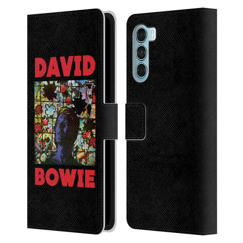 David Bowie Album Art Tonight Leather Book Wallet Case Cover For Motorola Edge S30 / Moto G200 5G