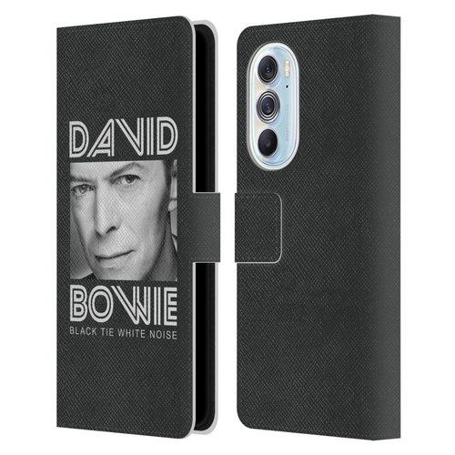 David Bowie Album Art Black Tie Leather Book Wallet Case Cover For Motorola Edge X30