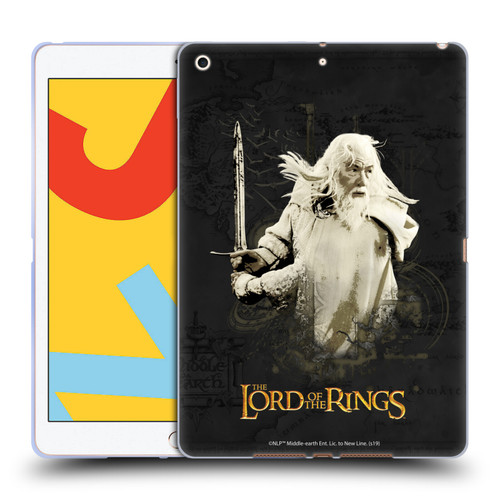 The Lord Of The Rings The Fellowship Of The Ring Character Art Gandalf Soft Gel Case for Apple iPad 10.2 2019/2020/2021