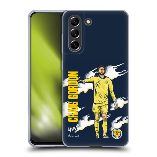 Scotland National Football Team Players Craig Gordon Soft Gel Case for Samsung Galaxy S21 FE 5G