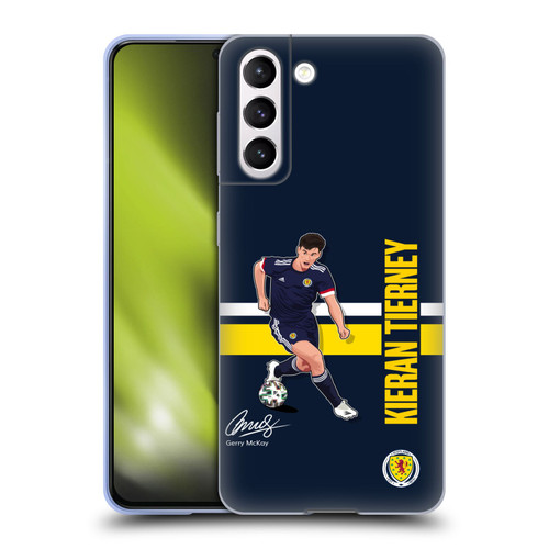 Scotland National Football Team Players Kieran Tierney Soft Gel Case for Samsung Galaxy S21 5G