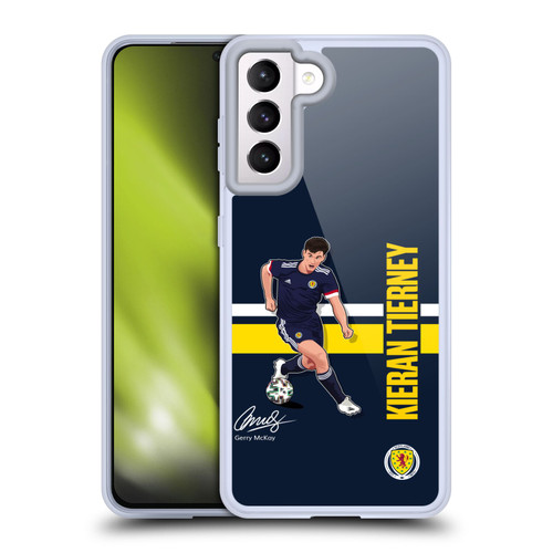 Scotland National Football Team Players Kieran Tierney Soft Gel Case for Samsung Galaxy S21 5G