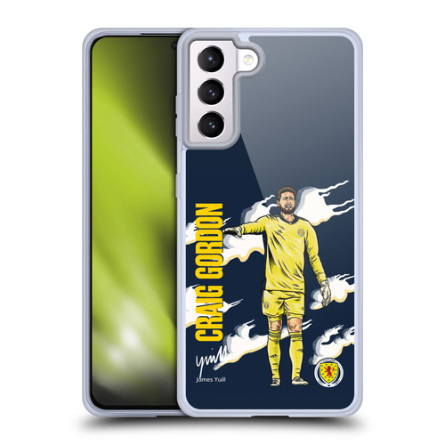 Scotland National Football Team Players Craig Gordon Soft Gel Case for Samsung Galaxy S21+ 5G