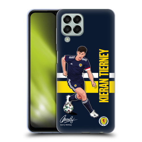Scotland National Football Team Players Kieran Tierney Soft Gel Case for Samsung Galaxy M33 (2022)